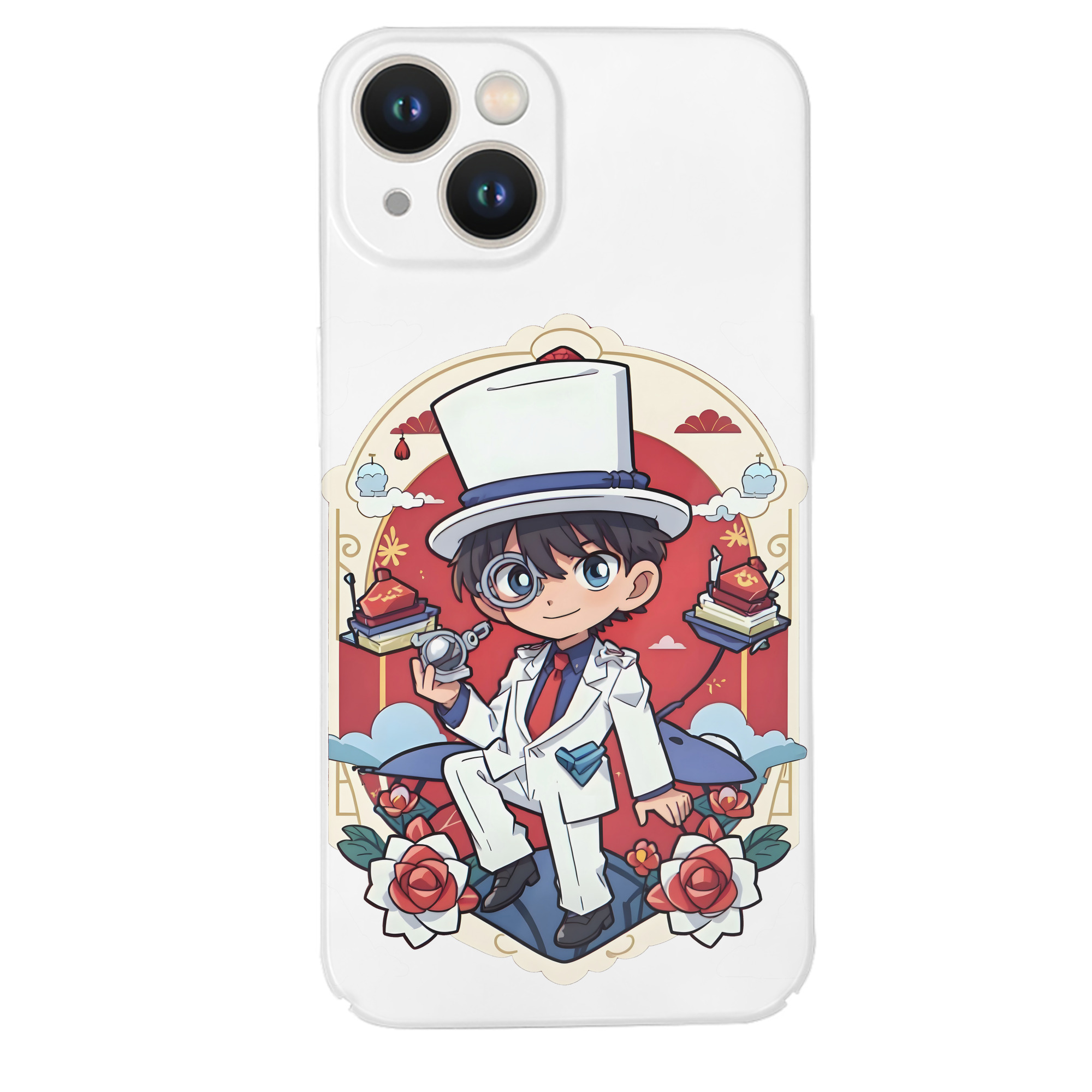 （画像用） 名探偵コナン くろば かいと Detective Conan Kuroba Kaito 【iPhone 14シリーズ対応】ハードケース